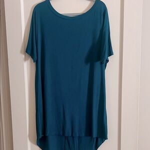 Teal Women's T-shirt Dress